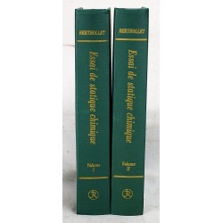 Essai de Statique Chimique. Volume 1 & 2